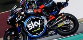 Bagnaia detém Baldassarri e recebe primeira vitória da Moto2