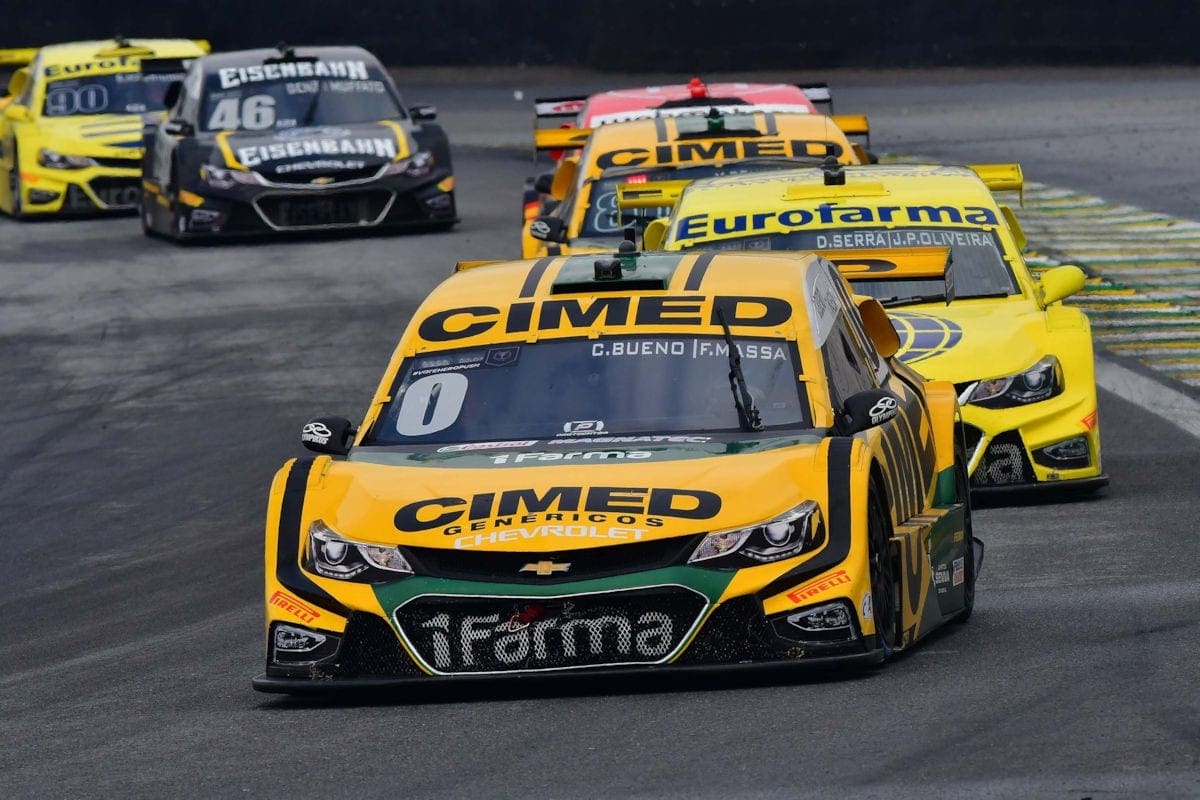 Cacá Bueno e Felipe Massa - Stock Car - Interlagos