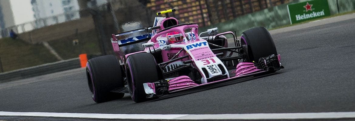 Force India fora do top 10 nos treinos livres na China