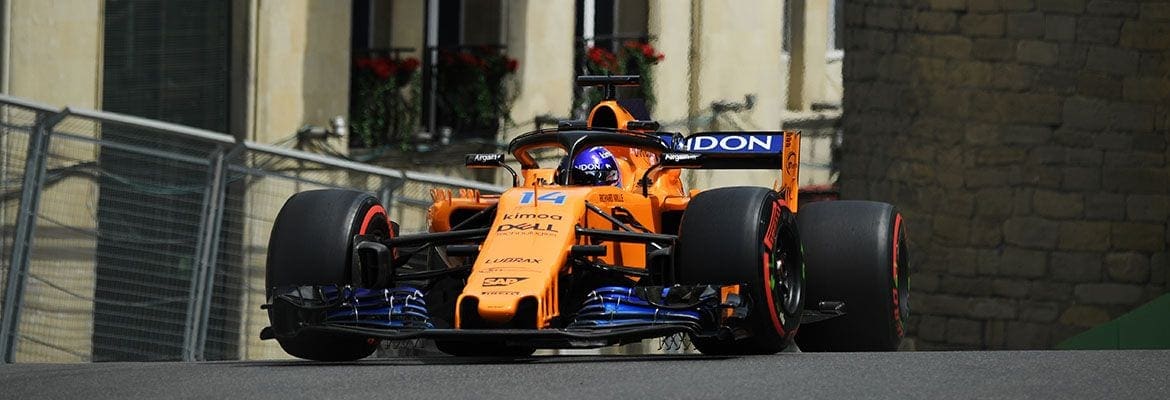 McLaren “separada” no primeiro dia de Azerbaijão: Alonso P6, Vandoorne P19