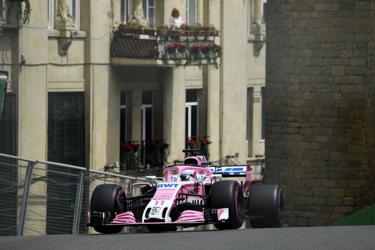 Sergio Perez (Force India) - GP do Azerbaijão F1 2018