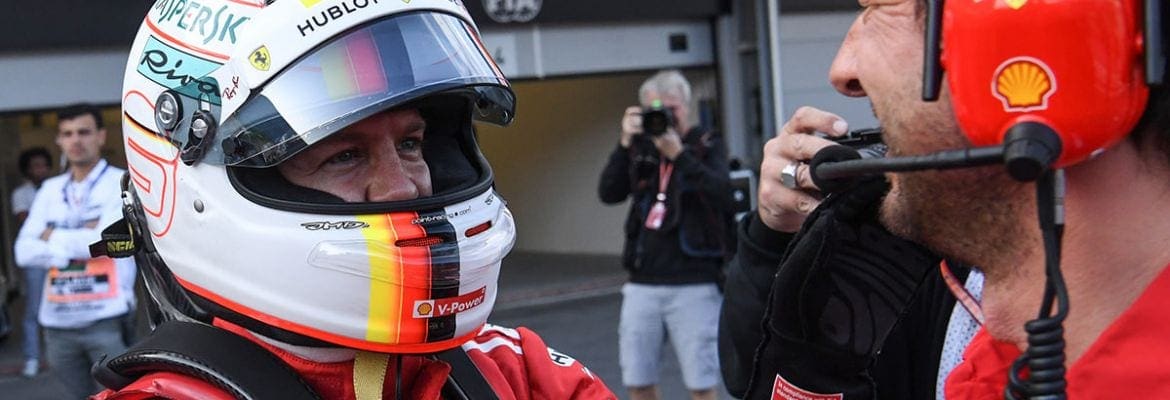 Pole-position Sebastian Vettel preparado para corrida “intensa” em Baku