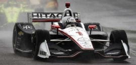 Etapa da Indy no Alabama adiada para segunda-feira