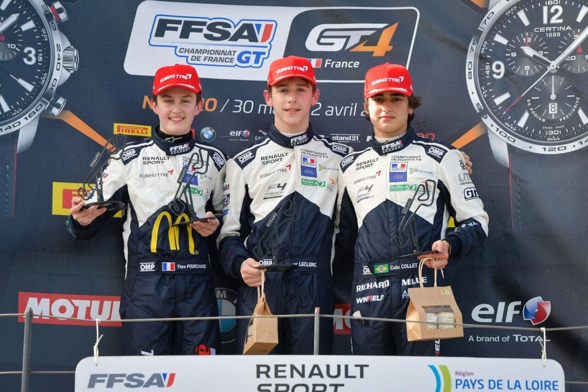 Fórmula 4 Francesa: Caio Collet sobe ao pódio duas vezes em sua estreia em Nogaro Caio Collet - F4 Francesa