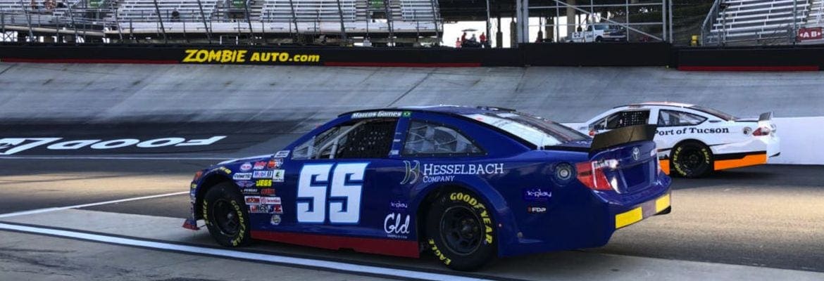 Marcos Gomes inicia carreira na Nascar com boa prova de recuperação em Bristol