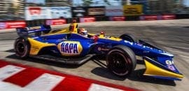 Alexander Rossi lidera segundo treino em Long Beach