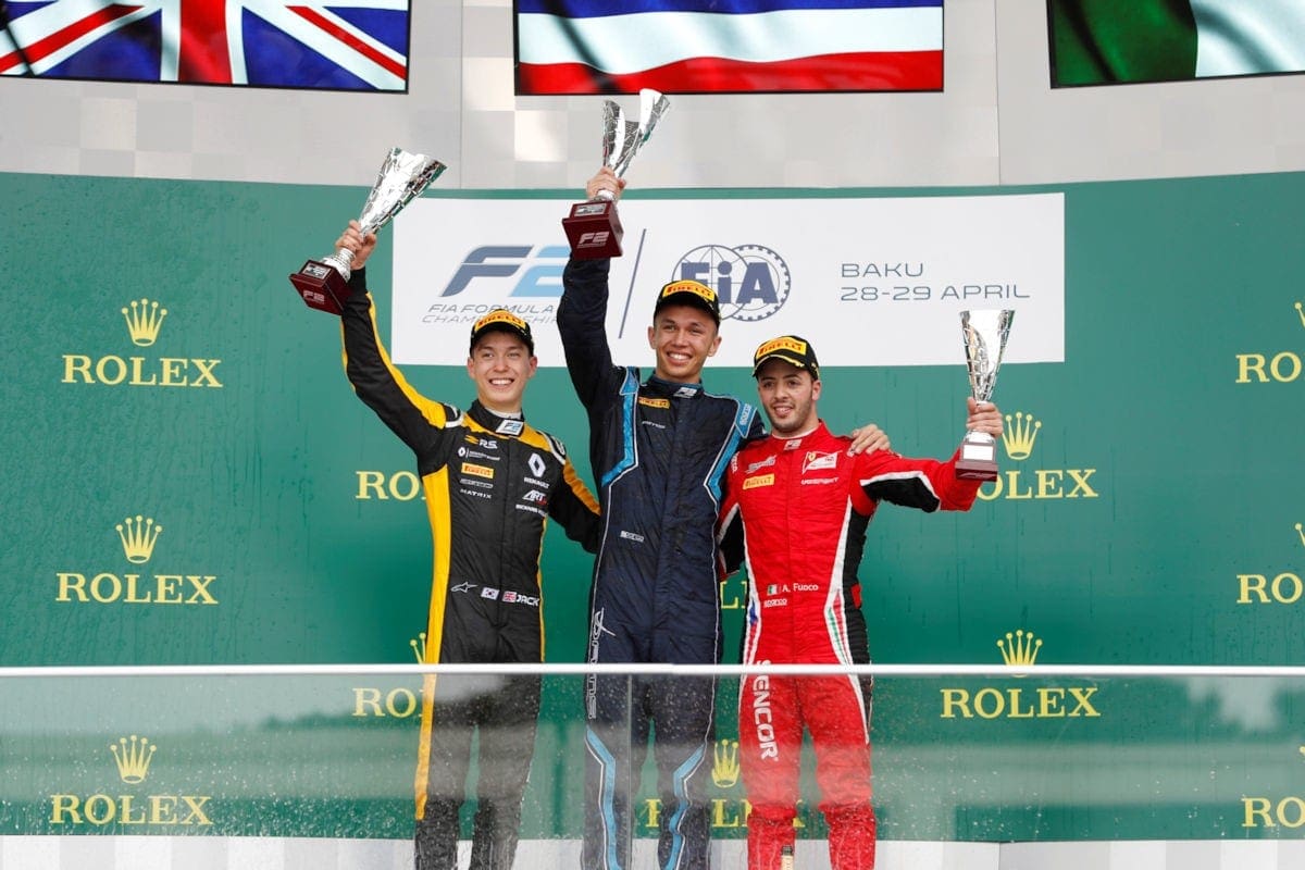 Pódio Fórmula 2 - Azerbaijão