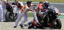 Dovizioso culpa Lorenzo e Pedrosa por causar acidente em Jerez
