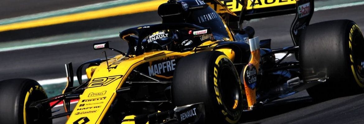 Renault larga com Sainz em 9º e Hulkenberg no desafiante 16º lugar na Espanha