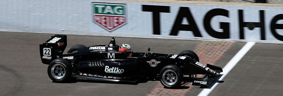 USF2000: Lucas Kohl salva pontos em corrida cheia de acidentes em Indianápolis