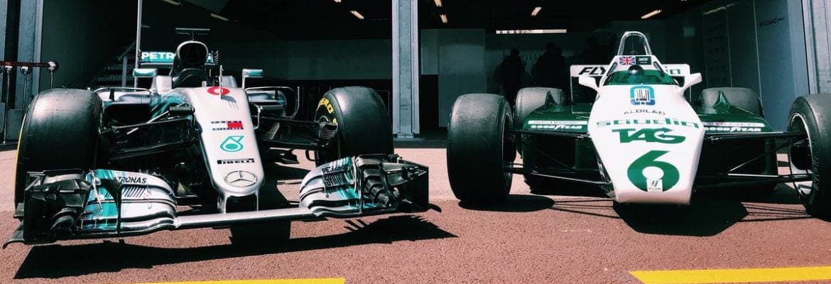 Keke e Nico Rosberg “desfilam” em Mônaco com seus carros campeões da F1