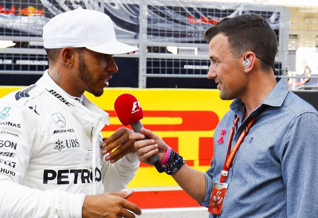 Fórmula 1 lança “F1 Live Show” no Twitter, para transmissão de programa pós-corrida ao vivo Will Buxton - Lewis Hamilton