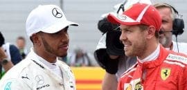 Hamilton não está prestando atenção aos erros de Vettel