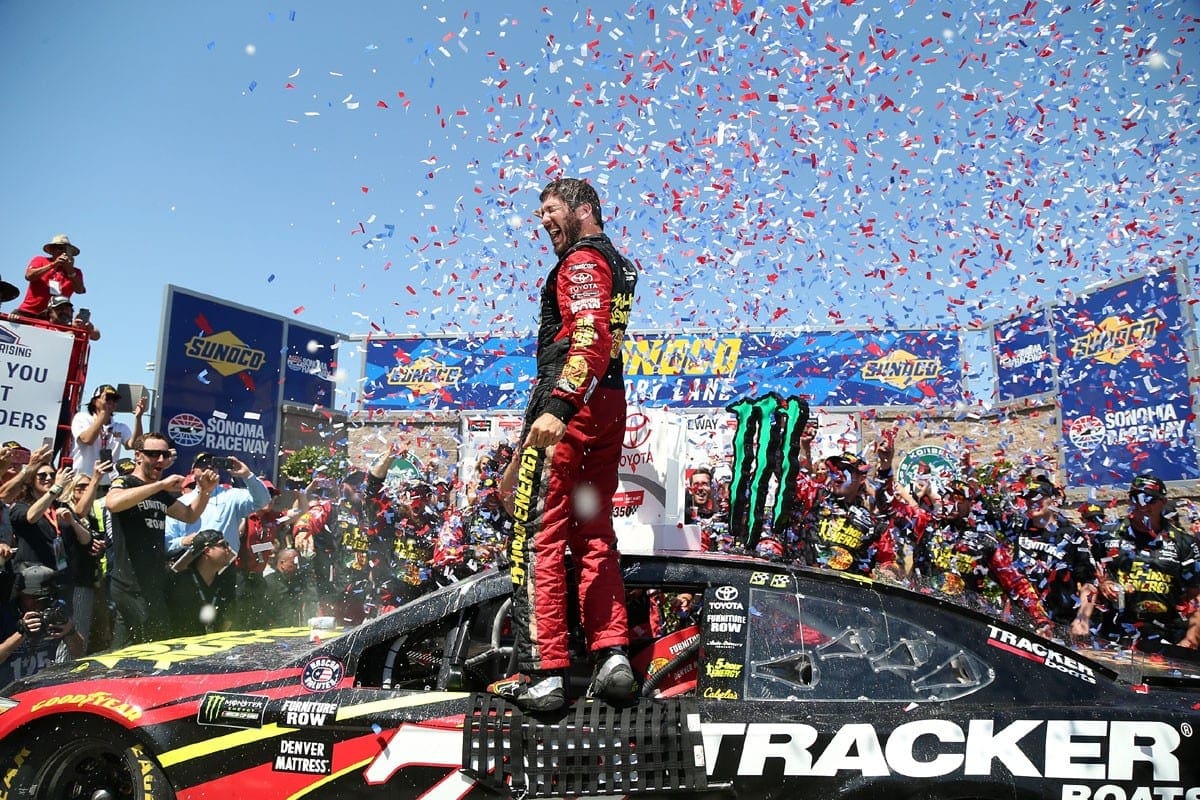 Martin Truex Jr vence a terceira do ano em Sonoma Martin Truex Jr - NASCAR - Sonoma