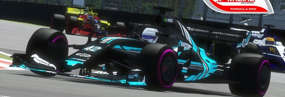 F1BC Pro Racing Formula Pro: Henrique Mandziuc dá show de pilotagem e vence em Montreal