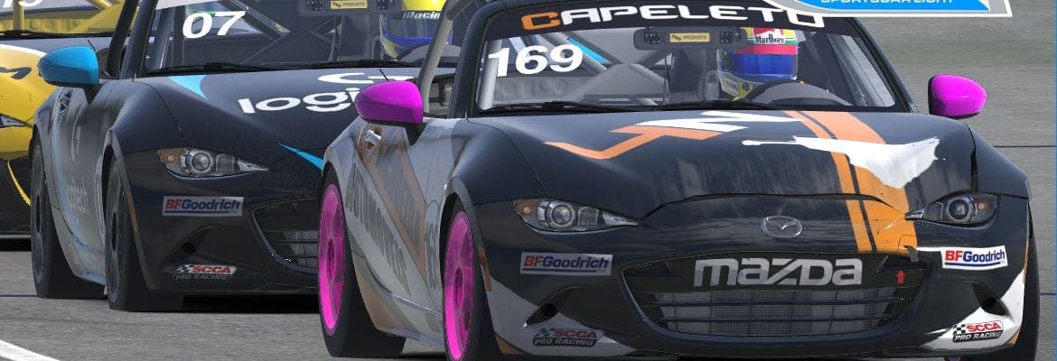 F1BC Logitech Sportscar Light: Em Daytona, Rodrigo Capeleto vence a primeira no campeonato