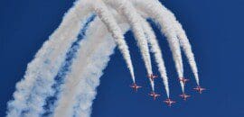 ‘Red Arrows’ recebem autorização para voar antes do GP da Inglaterra de F1