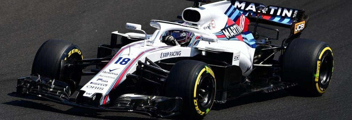 Stroll vai largar dos boxes depois de trocar a asa dianteira