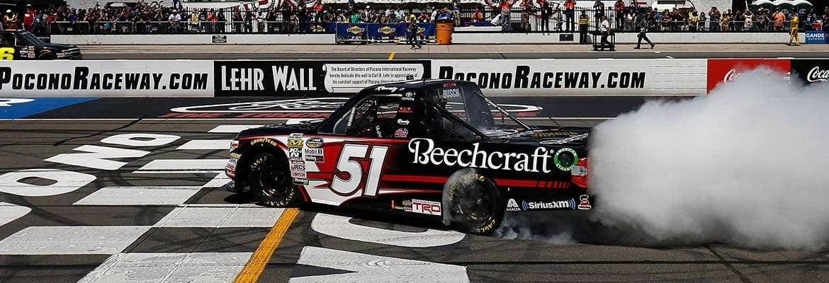 Busch conquista vitória da NASCAR Truck Series em Pocono