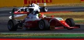 Enzo Fittipaldi brilha na preliminar da F1 e conquista pódio na etapa alemã da F4 em Hockeinheim