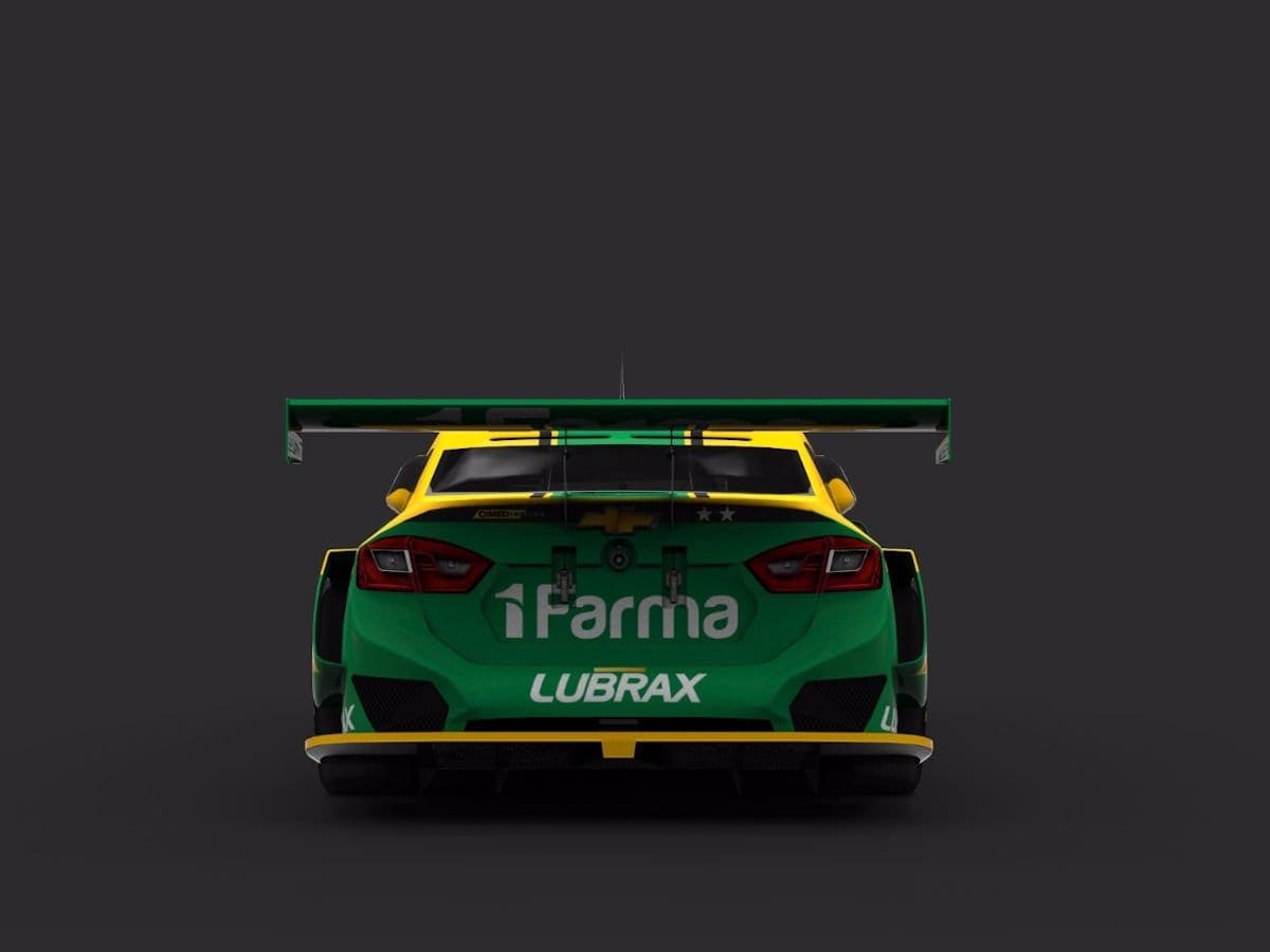 Confira como será o carro de Felipe Massa na Corrida do Milhão Layout do carro de Felipe Massa - Corrida do Milhão - Stock Car