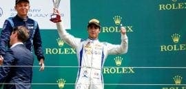 Sérgio Sette foi ao pódio da Hungria no Mundial de F2