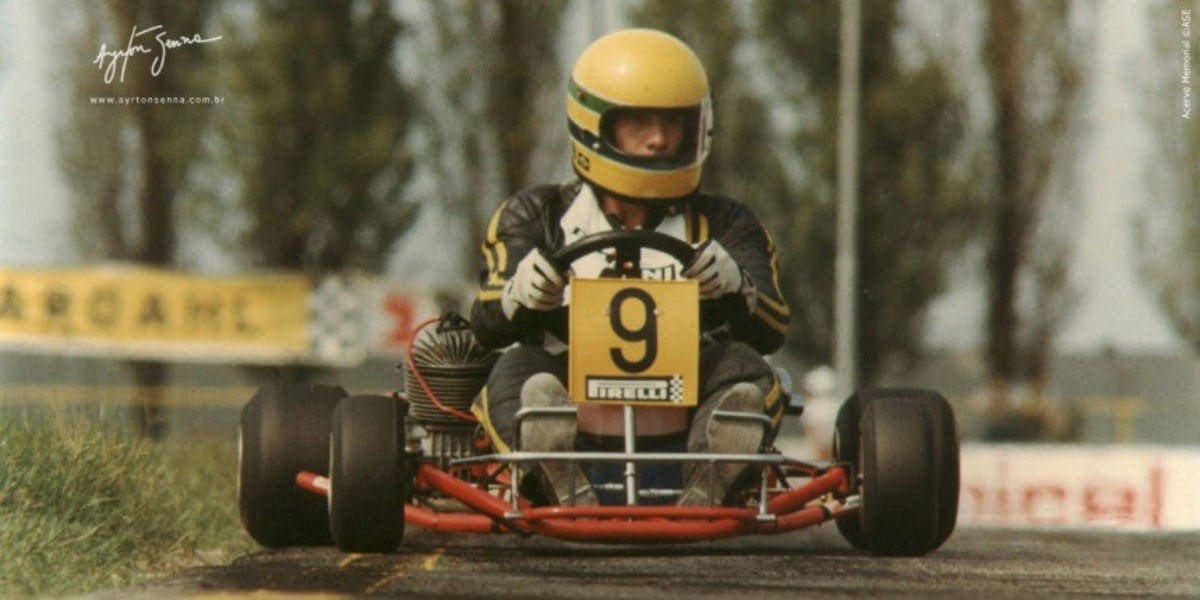 Vídeo celebra 40 anos do 1º título brasileiro de kart de Senna com
