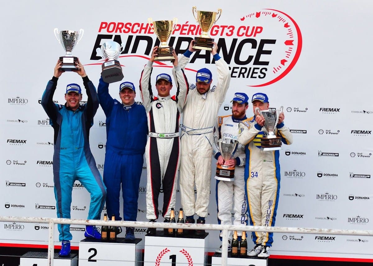 Com definição nas voltas finais, Neugebauer e Jimenez vencem a abertura da Porsche Império GT3 Cup Endurance Series Porsche Império GT3 Cup Endurance Series