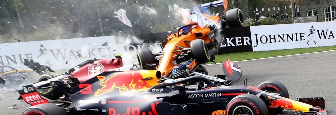 GALERIA: A impressionante “decolagem” de Fernando Alonso no GP da Bélgica de F1