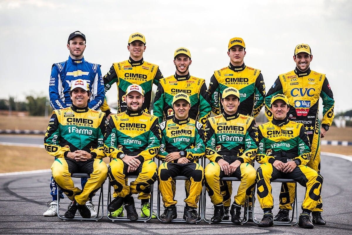 Corrida do Milhão marca recorde da Stock Car: Sete pilotos pela primeira vez em um time na Cimed Racing Cimed Racing - Stock Car - Goiânia