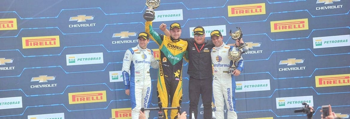 Após manobra ousada, Felipe Fraga vence corrida 1 em Campo Grande