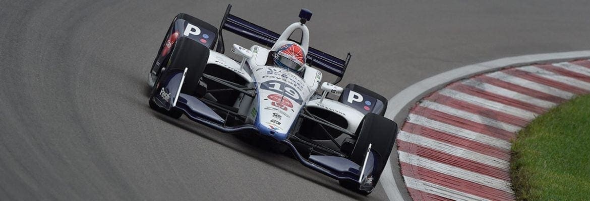 Pietro Fittipaldi é destaque ao ganhar 10 posições em prova de recuperação no oval de Gateway