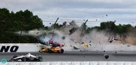 Wickens confirma paraplegia depois do acidente gravíssimo em Pocono
