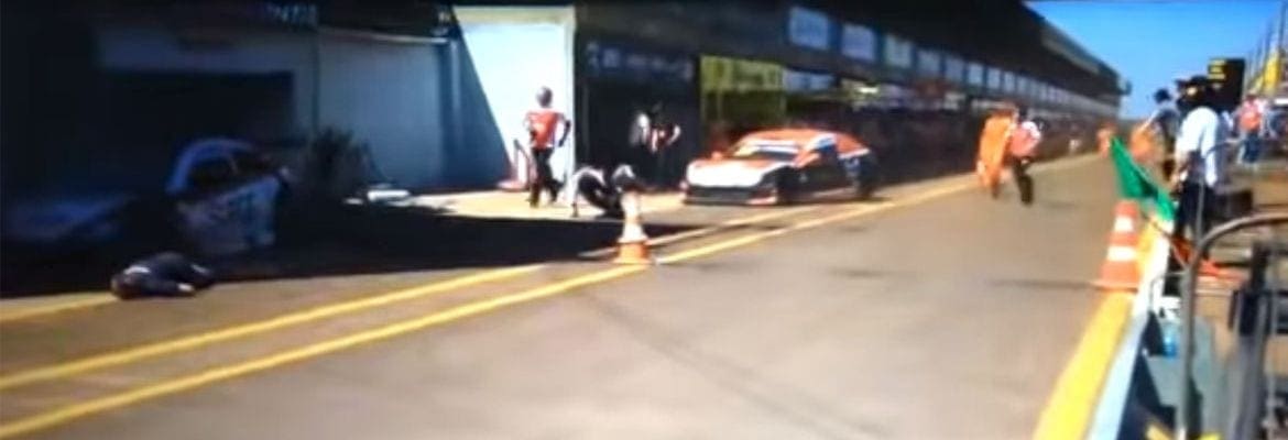 VÍDEO: Mecânico sofre trauma craniano e passa por cirurgia após atropelamento na Stock Light