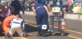 Após cirurgia neurológica, mecânico atropelado em corrida da Stock Light segue internado na UTI