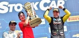 GALERIA: Confira o pódio da Corrida do Milhão vencida por Barrichello