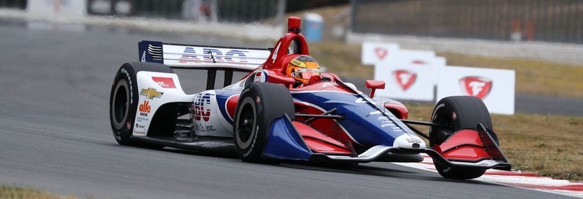 Leist faz ótima prova em Portland, anda no top 5, mas bandeira amarela arruína estratégia da Foyt