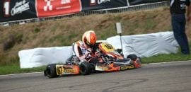 Na Bélgica, Gaetano di Mauro é o quarto melhor piloto de kart shifter do planeta
