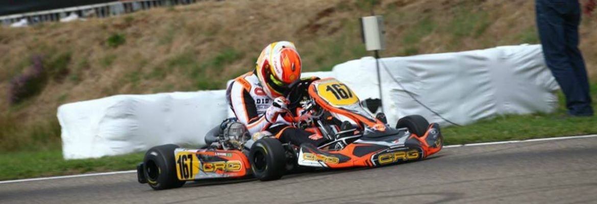 Na Bélgica, Gaetano di Mauro é o quarto melhor piloto de kart shifter do planeta