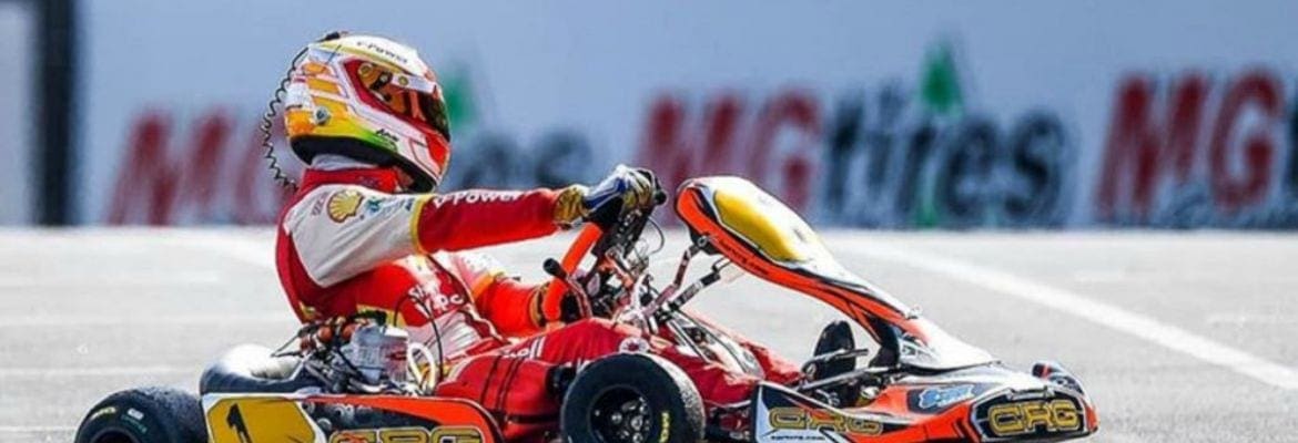 Na Bélgica, Gaetano di Mauro corre o Mundial de Kart contra 104 adversários
