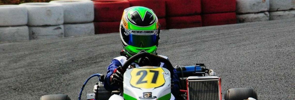Revelação do kart, Matheus Ferreira encerra temporada da Copa SP com pódio na Júnior Menor