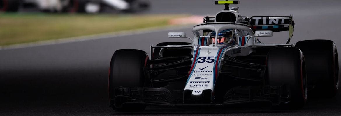 Williams no fim do grid nos primeiros treinos em Suzuka