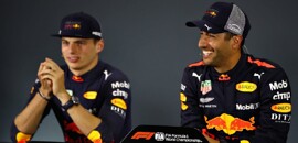 F1: Ricciardo lidera votação sobre melhor companheiro de Verstappen