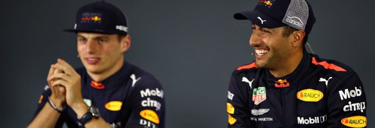 F1: Ricciardo lidera votação sobre melhor companheiro de Verstappen F1: Ricciardo lidera votação sobre melhor companheiro de Verstappen