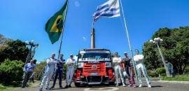Copa Truck invade a Fronteira da Paz na divisa do Brasil com o Uruguai