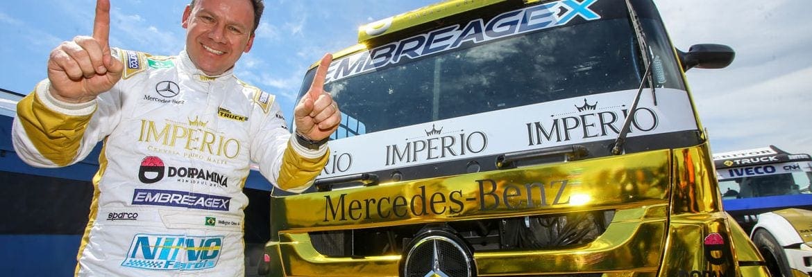Pole position da Copa Truck em Rivera fica com Wellington Cirino