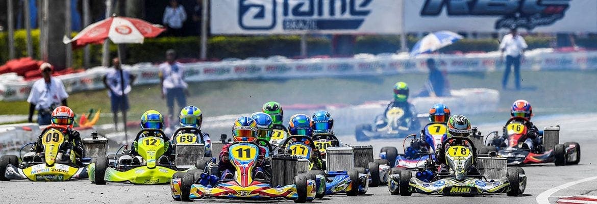 Emoção e muito calor na definição da 20ª Copa Brasil de Kart Troféu Globo