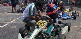 Mais jovem campeão brasileiro de kart, Enzo Vidmontiene busca título inédito nos Estados Unidos