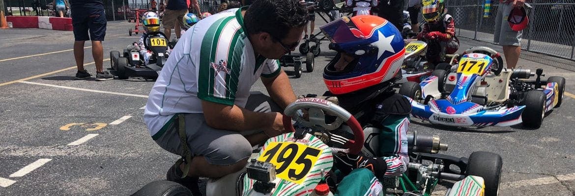 Mais jovem campeão brasileiro de kart, Enzo Vidmontiene busca título inédito nos Estados Unidos