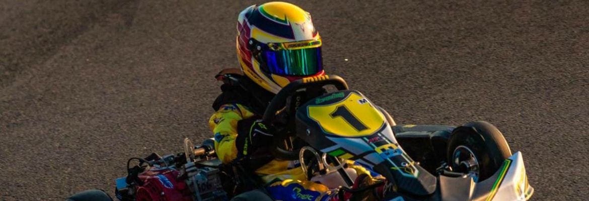 Fã de Lewis Hamilton, Augustus Toniolo inicia carreira no kart aos 7 anos com 17 pódios em 20 GPs
